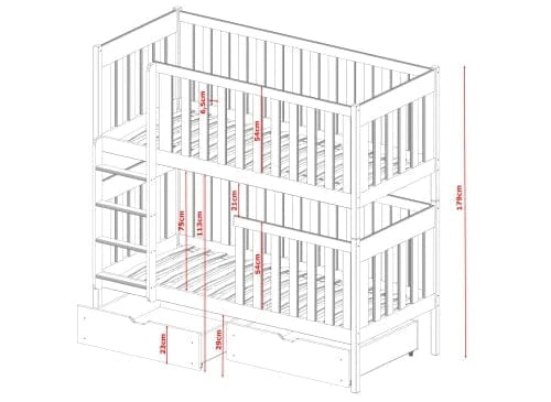 Διαιρούμενη κουκέτα DAWID