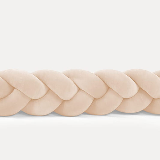 Πάντα κούνιας πλεξούδα χειροποίητη σε απόχρωση απαλού σομόν