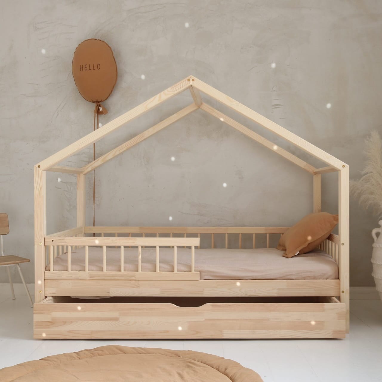 Παιδικό Κρεβάτι Σπιτάκι HouseBed Bello Plus (Δώρο 10% έκπτωση στο Στρώμα)