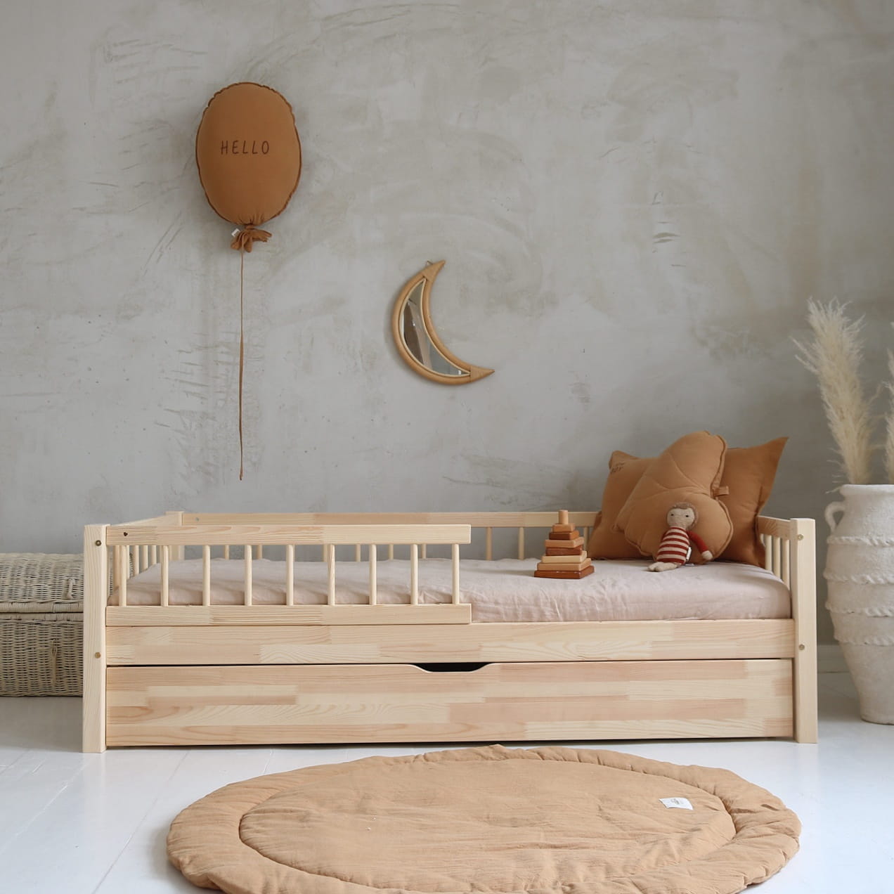 Παιδικό Κρεβάτι Basic Bello Plus (Δώρο 10% έκπτωση στο Στρώμα)