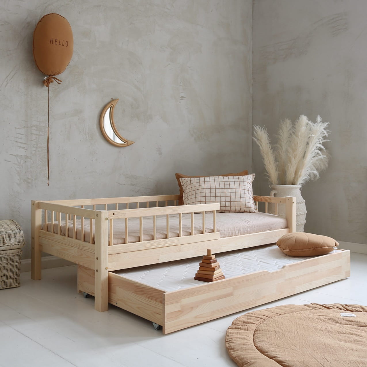 Παιδικό Κρεβάτι Basic Bello Plus (Δώρο 10% έκπτωση στο Στρώμα)