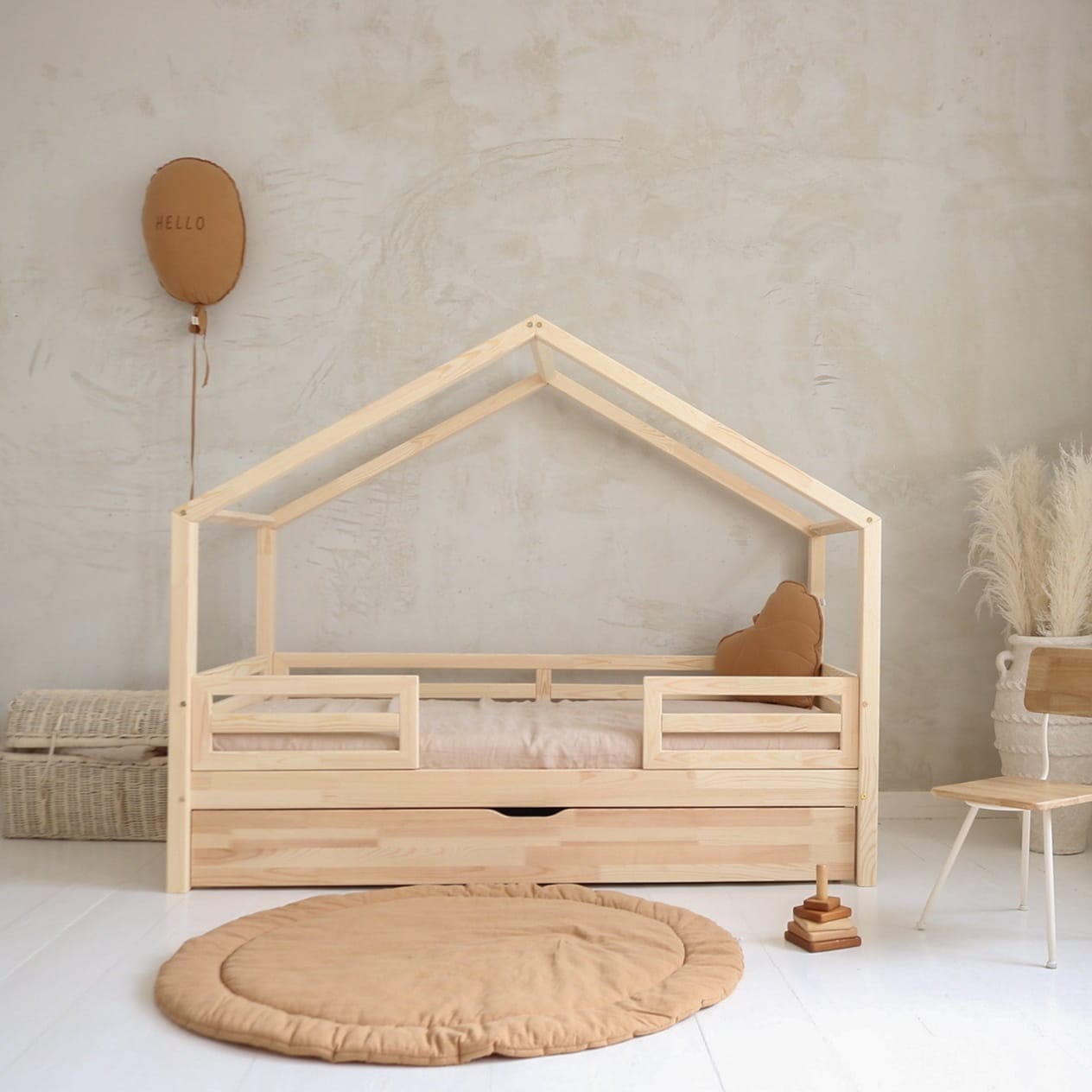 Παιδικό Κρεβάτι housebed Basic Fello Duo Plus (Δώρο 10% έκπτωση στο Στρώμα)