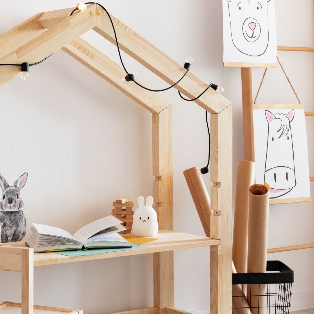 Παιδικό γραφείο σπιτάκι Montessori 122x113x40