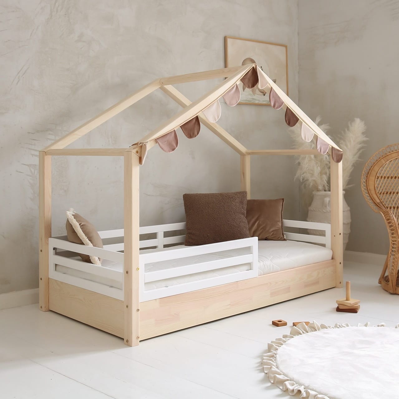 Παιδικό Κρεβάτι Σπιτάκι New Housebed Fello (Δώρο 10% έκπτωση στο Στρώμα)