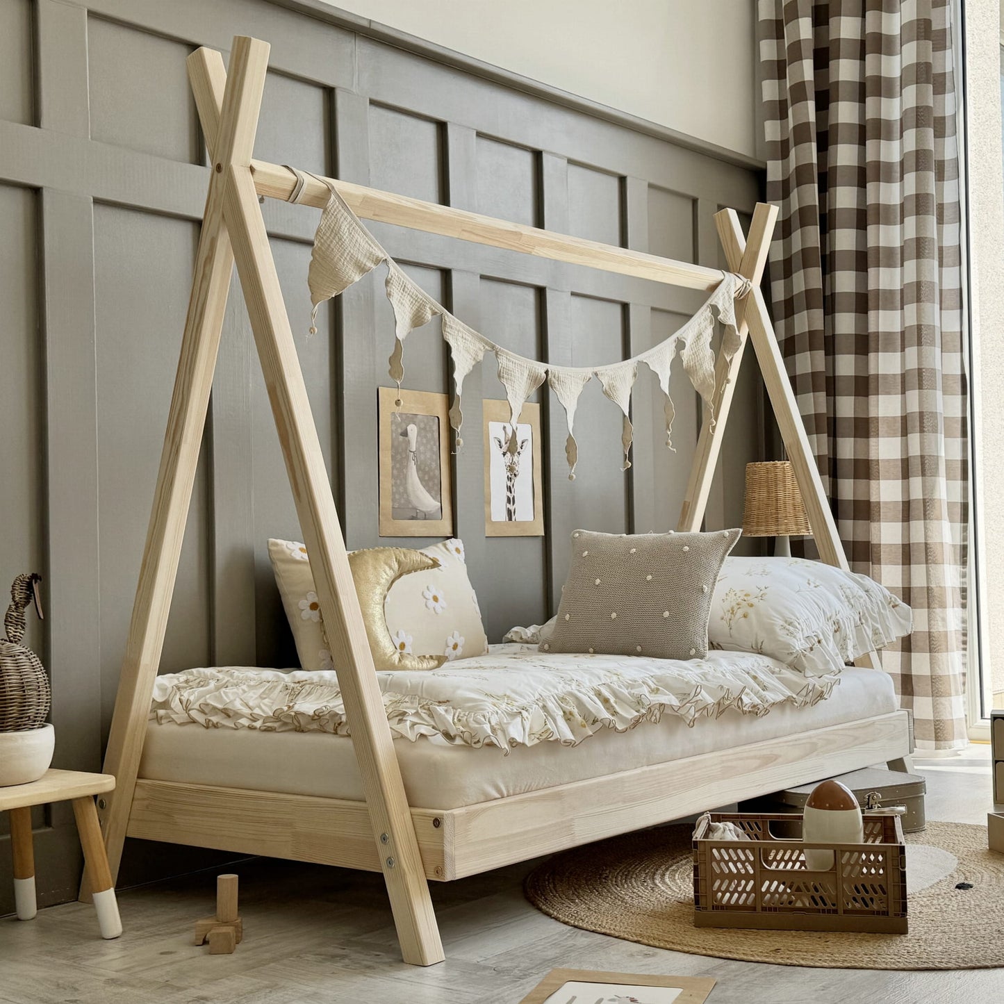 Παιδικό Κρεβάτι Tipi (Δώρο 10% έκπτωση στο Στρώμα)