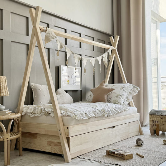 Παιδικό Κρεβάτι Tipi Plus χωρίς κάγκελο