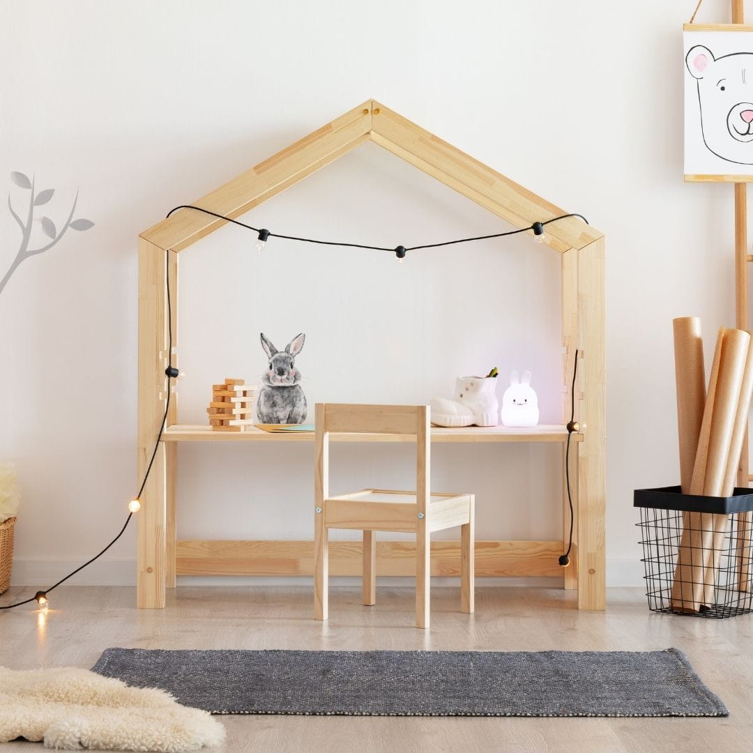 Παιδικό γραφείο σπιτάκι Montessori 122x113x40