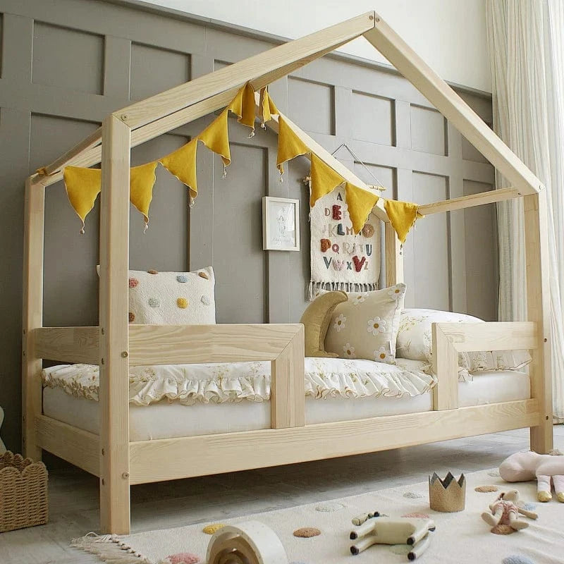 Παιδικό Κρεβάτι σπιτάκι Ηousebed Duo με ίσιο κάγκελο