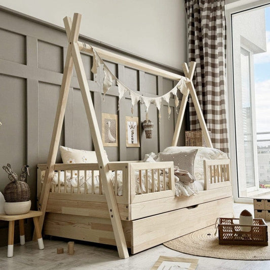Παιδικό Κρεβάτι Tipi Duo Plus with rung rail (Δώρο 10% έκπτωση στο Στρώμα)