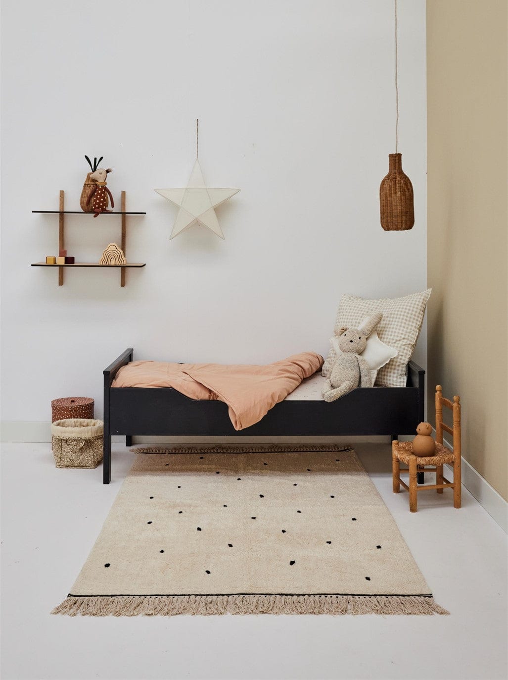 Παιδικό χαλί Emily dots cream