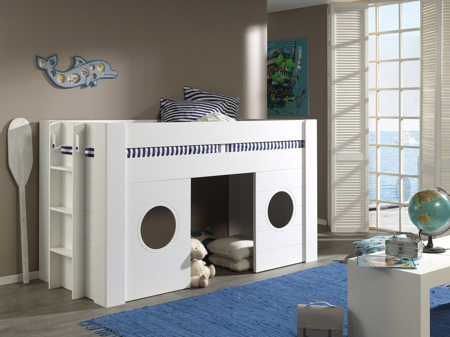 Υπερυψωμένο κρεβάτι Freya 90x200