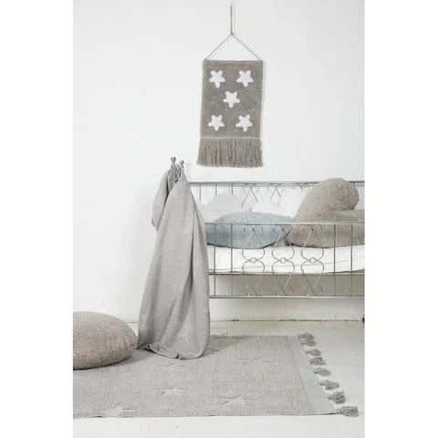 Παιδικό χαλί Hippy Stars Grey