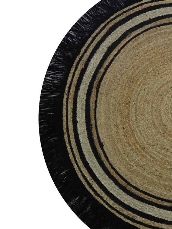 Παιδικό χαλί Jute Tess black