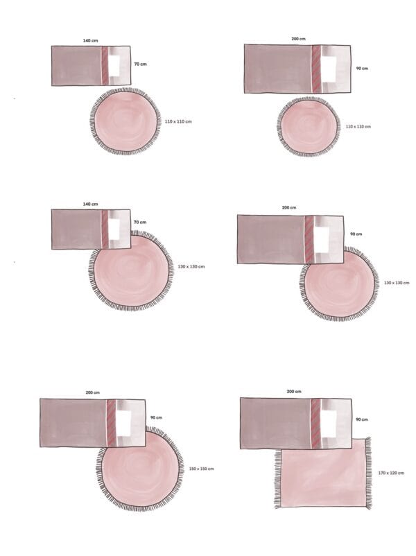Παιδικό χαλί Juul dots pink