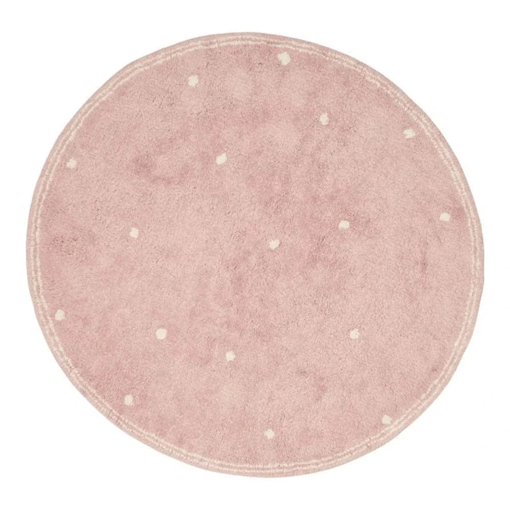 Παιδικό χαλί Pure Pink Dot round
