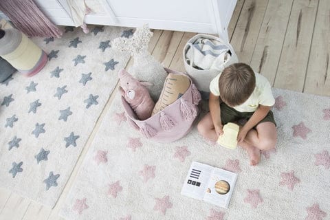 Παιδικό χαλί Stars Natural Vintage Nude