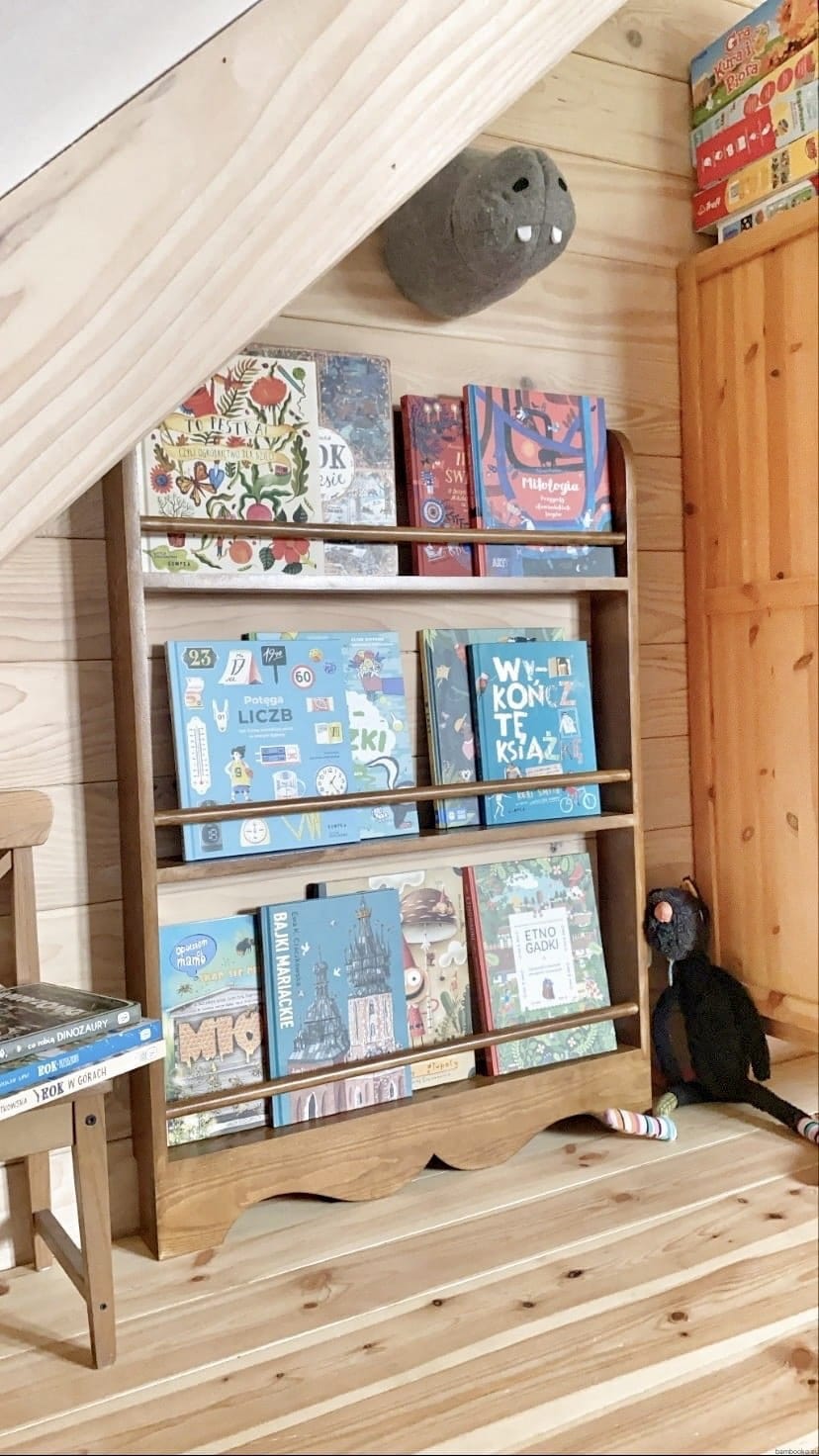 Παιδική Βιβλιοθήκη ρουστίκ 110x80x9
