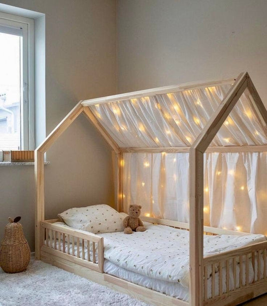 Πανί τεντούλα για κρεβάτι montessori