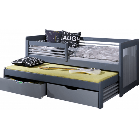 Παιδικό κρεβάτι ANATOL με αποθηκευτικό χώρο 2 παιδιών