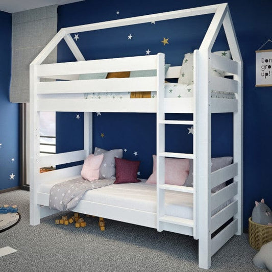 Διαιρούμενη κουκέτα JΑΝ Λευκή με σκεπή