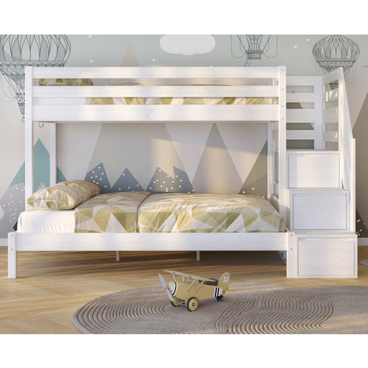 Κουκέτα SEN TRIO ΛΕΥΚΗ/ΓΚΡΙ με σκαλοπάτια