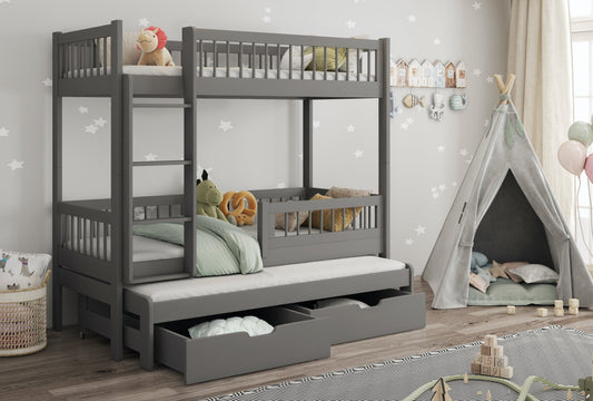 Κουκέτα Evan 3 ατόμων με αποθηκευτικό χώρο