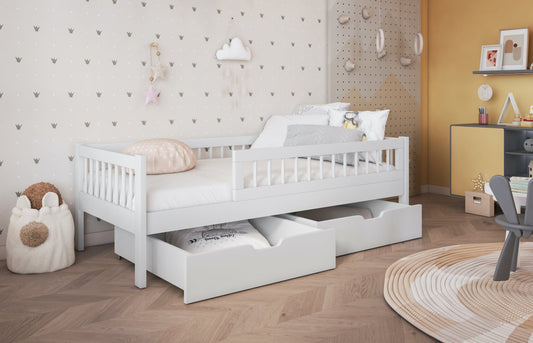 Παιδικό κρεβάτι FLORES Montessori με αποθηκευτικό χώρο