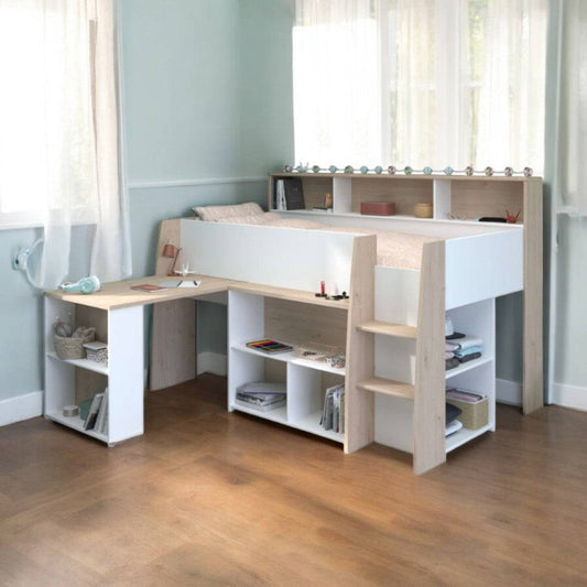 Υπερυψωμένο πολυλειτουργικό κρεβάτι Tico (Δώρο 10% έκπτωση στο Στρώμα)