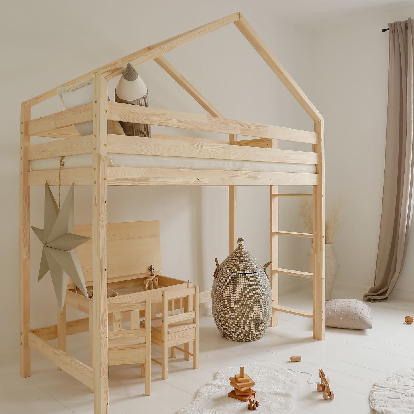 Κουκέτα σπιτάκι Housebed Loft
