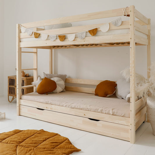 Κουκέτα Basic Plus bunk bed με ίσιο κάγκελο