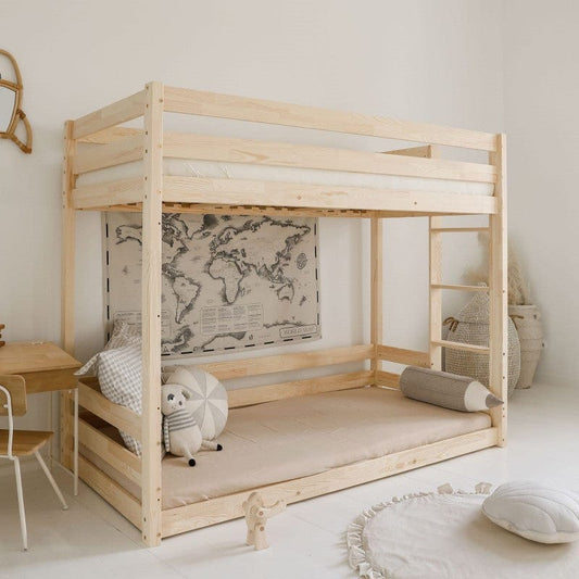 Κουκέτα σπιτάκι Basic Bunk bed με ίσιο κάγκελο