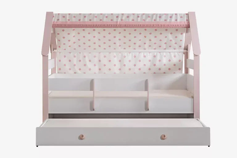 Κρεβάτι Σπιτάκι Montessori Pink 100x200cm
