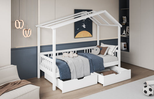Κρεβάτι σπιτάκι PANDORA με αποθηκευτικό χώρο