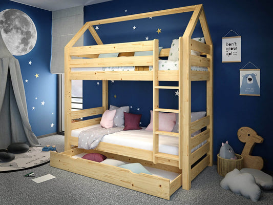 Διαιρούμενη κουκέτα Jan με σκπεπή