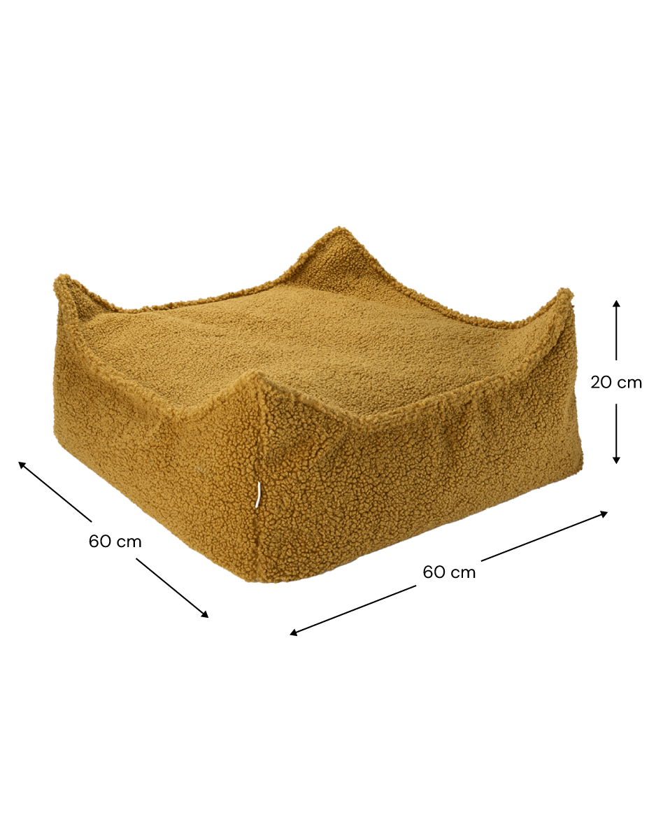 Καρεκλάκι τετράγωνο Καστανό 60x60x20