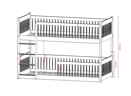 Διαιρούμενη κουκέτα BOSTON