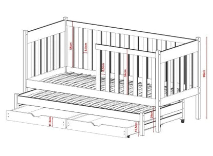 Κρεβάτι καναπές Kaja