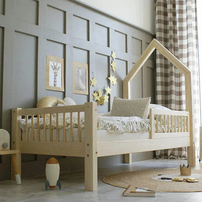 Παιδικό Κρεβάτι Mali 160x90 Φυσικο 19εκ.- Ετοιμοπαράδοτο