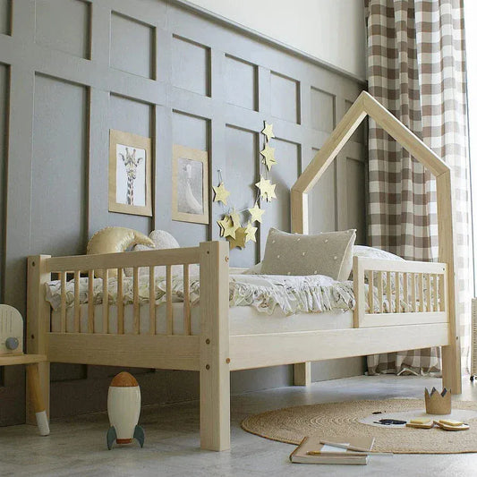 Παιδικό Κρεβάτι Mali 160x90 Φυσικο 19εκ.- Ετοιμοπαράδοτο