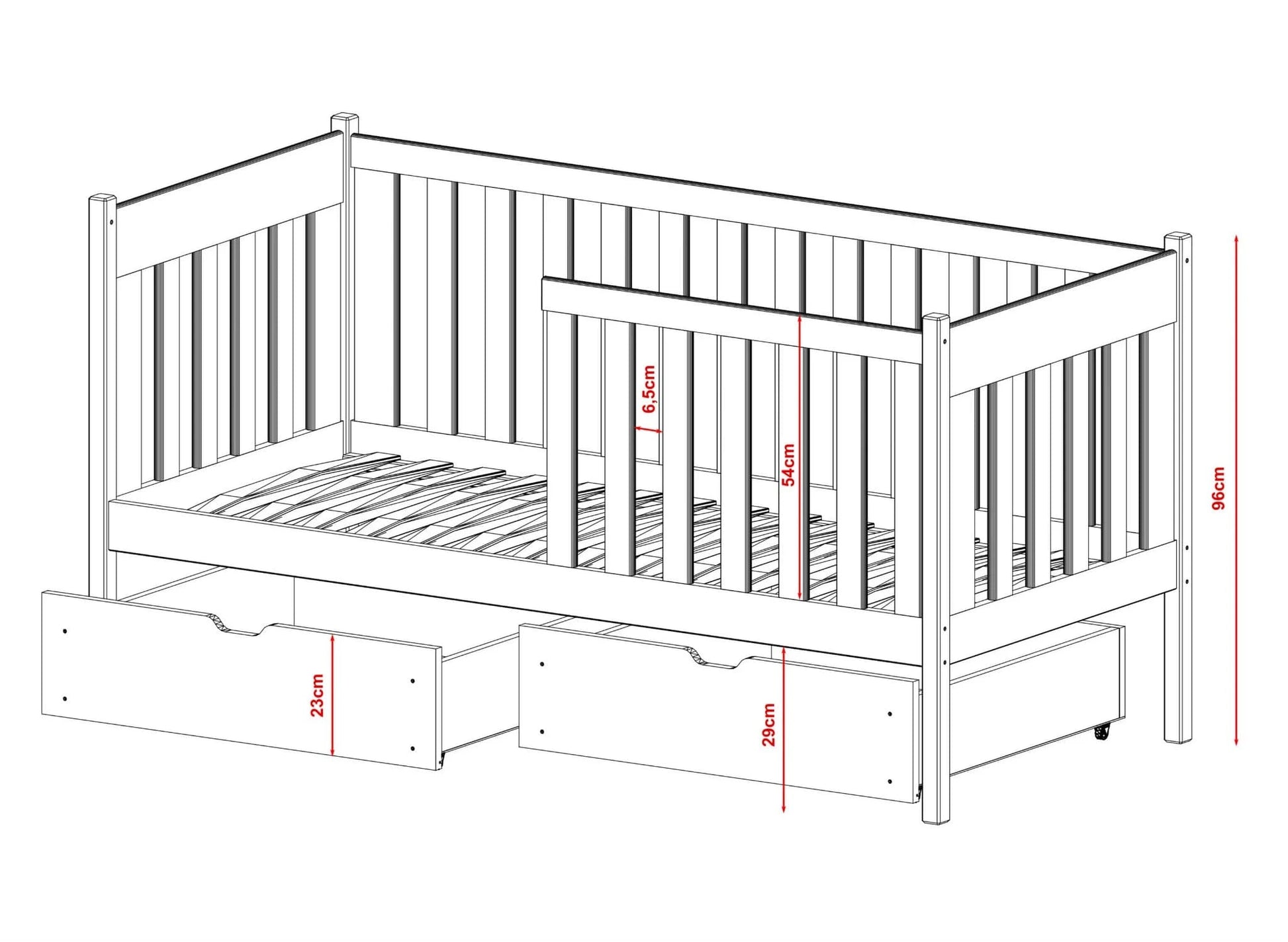 Παιδικό κρεβάτι ALICJA