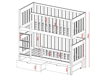 Διαιρούμενη κουκέτα DAWID