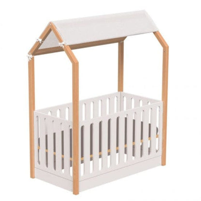 Βρεφική κούνια LA MAISON ECRU μετατρεπόμενη σε προεφηβικό κρεβάτι