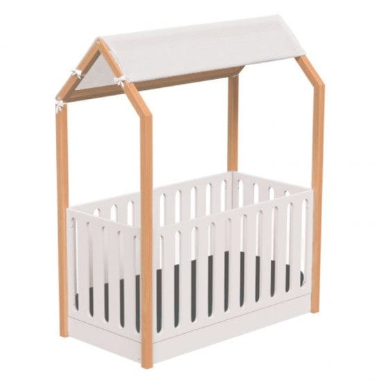 Βρεφική κούνια LA MAISON ECRU μετατρεπόμενη σε προεφηβικό κρεβάτι