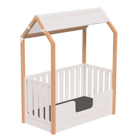 Βρεφική κούνια LA MAISON ECRU μετατρεπόμενη σε προεφηβικό κρεβάτι
