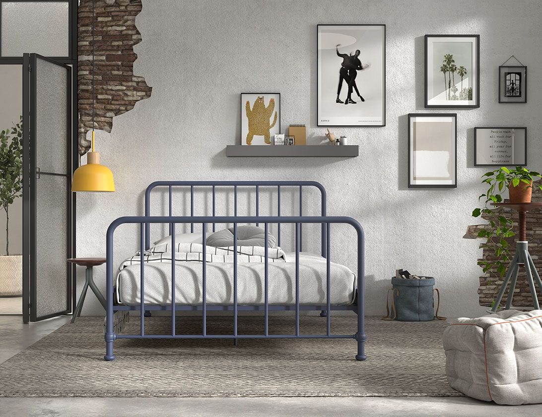 Μεταλλικό παιδικό ημίδιπλο κρεβάτι Kiddy 140x200