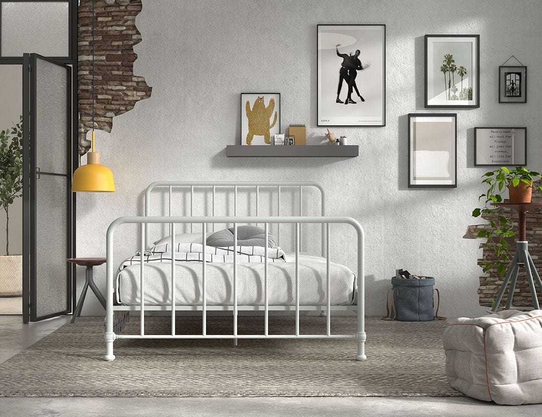 Μεταλλικό παιδικό ημίδιπλο κρεβάτι Kiddy 140x200
