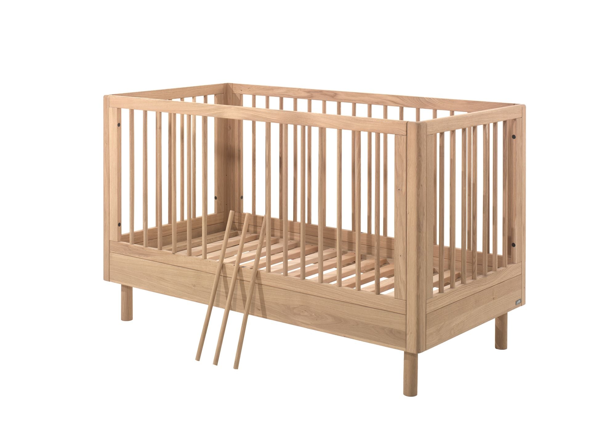 Ξύλινη βρεφική κούνια Forrest Eik 70x140
