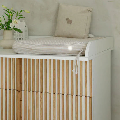 Κούνια Bambi Mundo & Συρταριέρα Αλλαξιέρα ΣΕΤ Φυσικό /Λευκό - Ετοιμοπαράδοτο