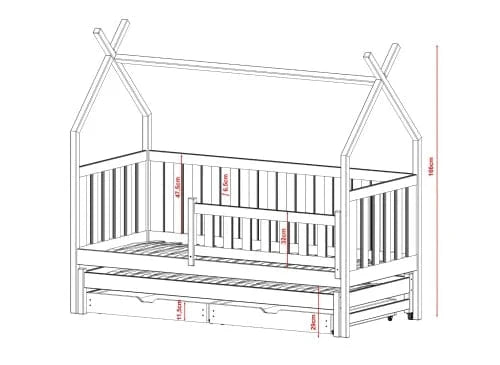 Κρεβάτι σπιτάκι Tytus