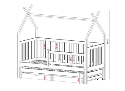 Κρεβάτι σπιτάκι Tytus